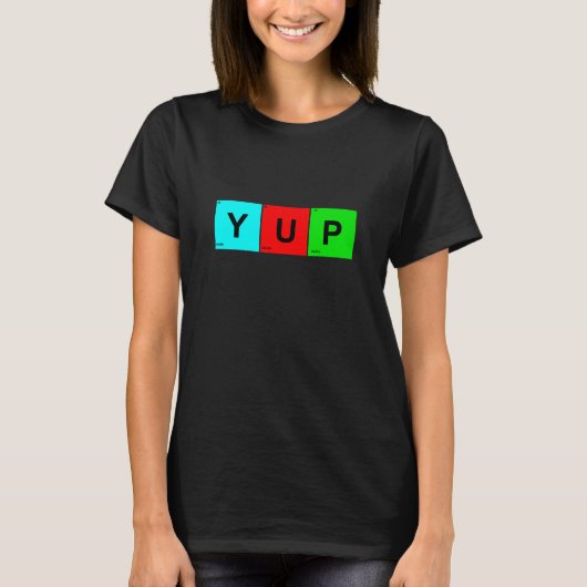 YUP周期表 Tシャツ (正面)