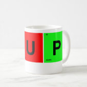YUP要素の周期表 コーヒーマグカップ (正面右)