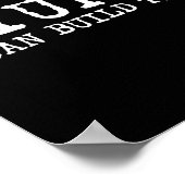 Yup I Can Build That Funny Woodworking Carpenter Q ポスター (角)