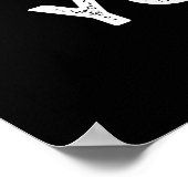 Yup-pea YuppieベおもしろいギーピープンダークBG ポスター (角)