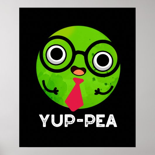 Yup-pea YuppieベおもしろいギーピープンダークBG ポスター (正面)