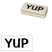 YUP (YesYep Yep Yemhmm ) ラバースタンプ (押印)