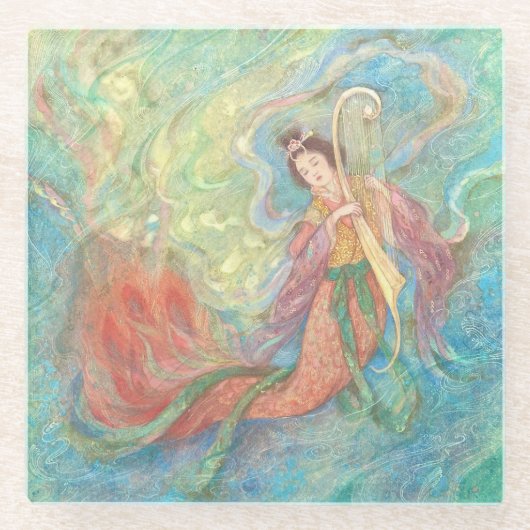 Yura-yura: Celestial Maiden ガラスコースター (正面)