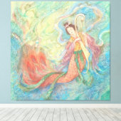 Yura-yura: Celestial Maiden キャンバスプリント (インサイチュ (ウッドフロア))