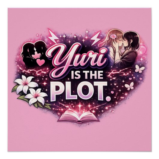 Yuri Is the Plot | 百合アニメ ポスター (正面)