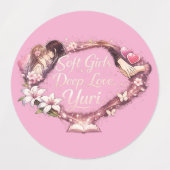 Yuri Is the Plot | Girls’ Love Yuri Anime ラベル (デザイン2)