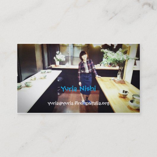 yuria 名刺 (正面)