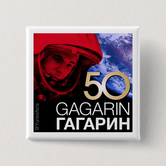 Yurichapa 缶バッジ (正面)