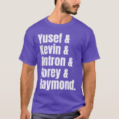 Yusef Kevin Antron Central Park Five girl Tシャツ (正面)