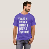 Yusef Kevin Antron Central Park Five girl Tシャツ (正面フル)