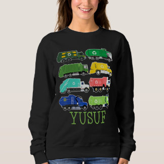 Yusuf Trash Truck For Kids Collector Ecologist Gar スウェットシャツ