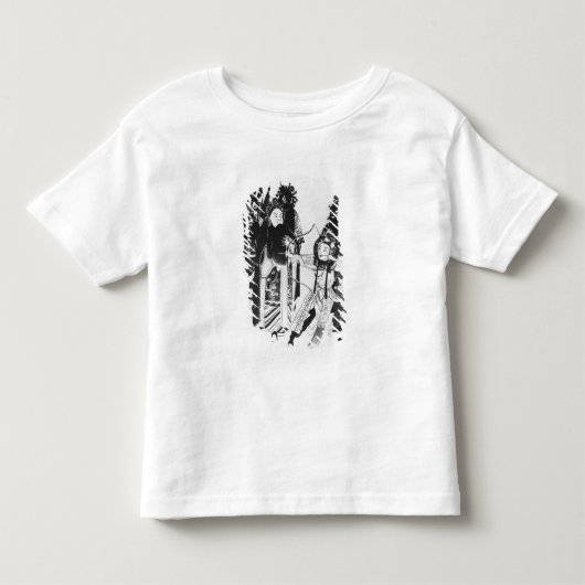 Yvenのゲートの弓を使用して トドラーTシャツ (正面)