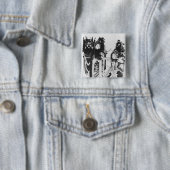 Yvenのゲートの弓を使用して 缶バッジ (インサイチュ)