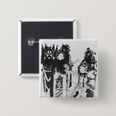 Yvenのゲートの弓を使用して 缶バッジ (正面&裏面)