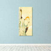 Yvette Guilbertがカーテンコールを受ける, 1894 キャンバスプリント (インサイチュ (ウッドフロア))