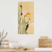 Yvette Guilbertがカーテンコールを受ける， 1894 ポスター (キッチン)