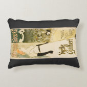 Yvette Guilbert by Theophile Steinlen アクセントクッション (正面)