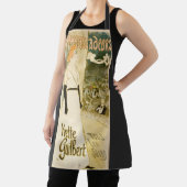 Yvette Guilbert by Theophile Steinlen エプロン (インサイチュ)