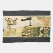 Yvette Guilbert by Theophile Steinlen キッチンタオル (横)