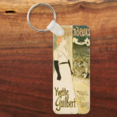 Yvette Guilbert by Theophile Steinlen キーホルダー (正面)