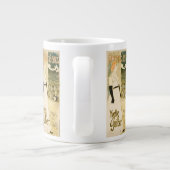 Yvette Guilbert by Theophile Steinlen ジャンボコーヒーマグカップ (裏面)