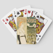 Yvette Guilbert by Theophile Steinlen トランプ (裏面)