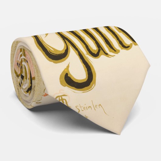 Yvette Guilbert by Theophile Steinlen ネクタイ (ロール)