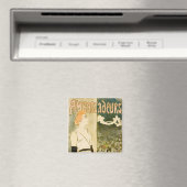 Yvette Guilbert by Theophile Steinlen マグネット (インサイチュ (食洗機))