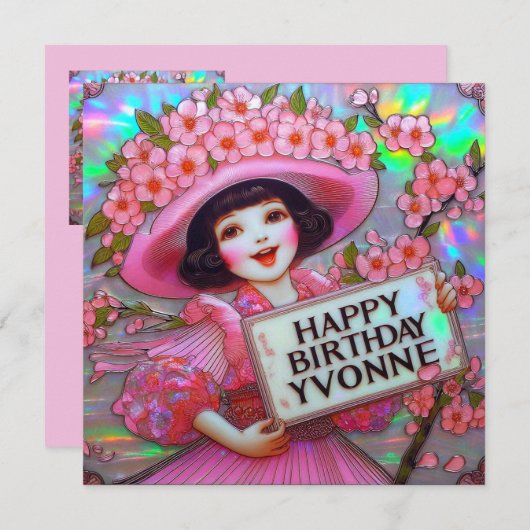 YVONNE ~ Queen of the blossom ~ Flat Card (正面/裏面)