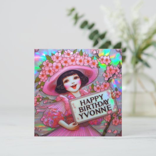 YVONNE ~ Queen of the blossom ~ Flat Card (スタンド正面)