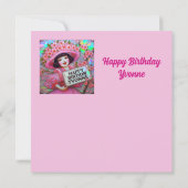 YVONNE ~ Queen of the blossom ~ Flat Card (裏面)