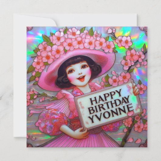 YVONNE ~ Queen of the blossom ~ Flat Card (正面)