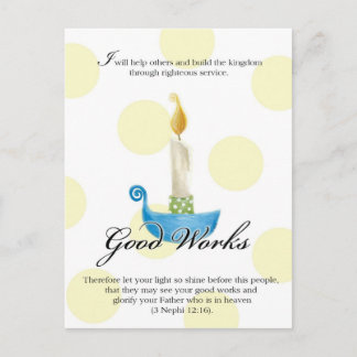 YWバリューカード – 良い動作 ポストカード