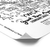 YWCA人種主義素晴らしマップに対する競争 ポスター (角)