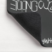 YWO Ambigramのマウスパッド(黒) マウスパッド (コーナー)