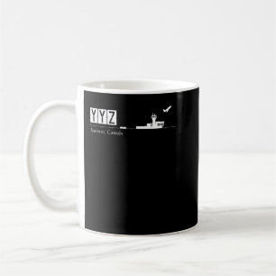 YYZ空港コードfor Toronto Canada コーヒーマグカップ