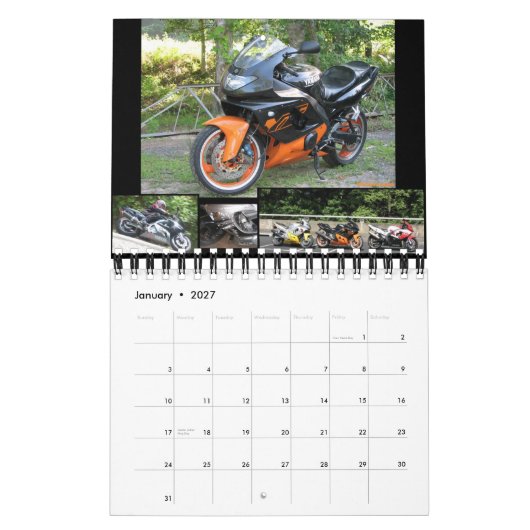 YZF600R.com 08-09のカレンダー カレンダー (1月 2027)