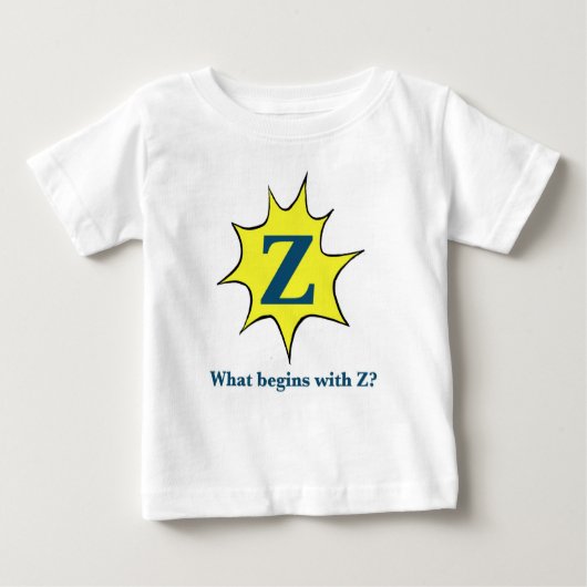 Zから始める。 ベビーTシャツ (正面)