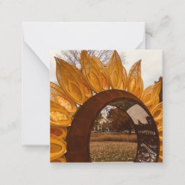 Zのヒント「ひまわりカンザス」ミニノート ノートカード