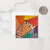 Zのヒント「昼夜を問わず」ミニノート ノートカード (正面/裏面インサイチュ)