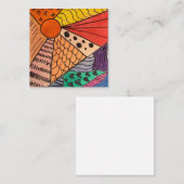 Zのヒント「昼夜を問わず」ミニノート ノートカード (正面/裏面)