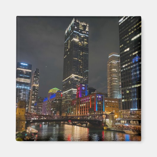 Zのヒント「街の夜」磁石 マグネット (正面)