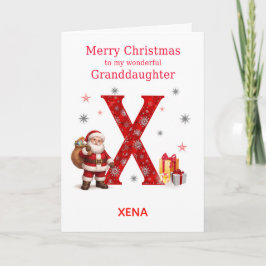 Zの孫娘のためのクリスマス シーズンカード