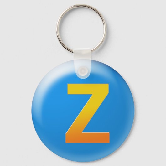 Zの文字 キーホルダー (正面)