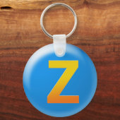 Zの文字 キーホルダー (正面)