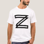 Zの文字 Tシャツ (正面)