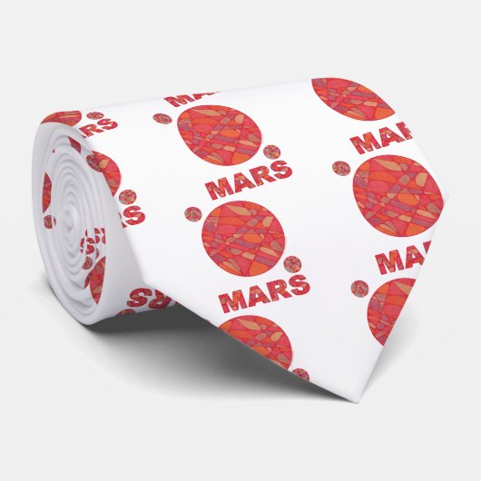 Zの火星の赤い惑星の宇宙のタイ ネクタイ (ロール)