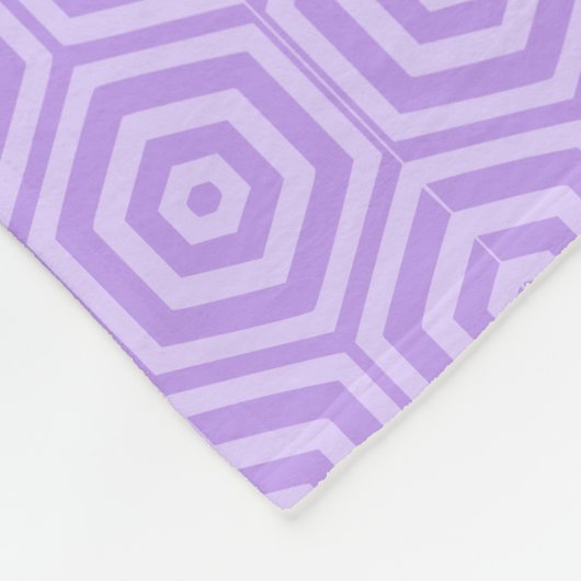 Zの紫色猫および月の猫好きのネコ科の子ネコ フリースブランケット (角)