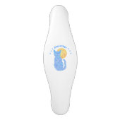 Zの青猫および月の猫好きのネコ科の子ネコ セラミックキャビネット取っ手 (正面)