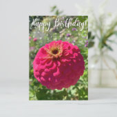 Zの「ハッピーバースデー」カードのヒント サンキューカード (スタンド正面)